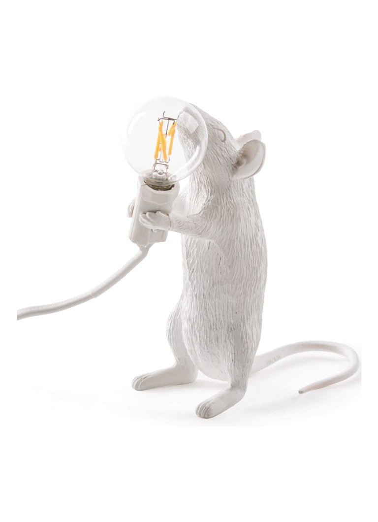 Seletti - Mouse Lamp Standing tafellamp - Wit