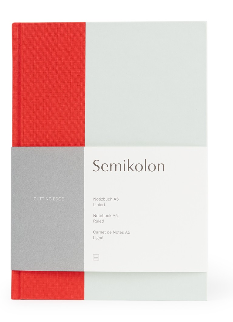 Semikolon - Cutting Edge A5 notitieboek - Multicolor