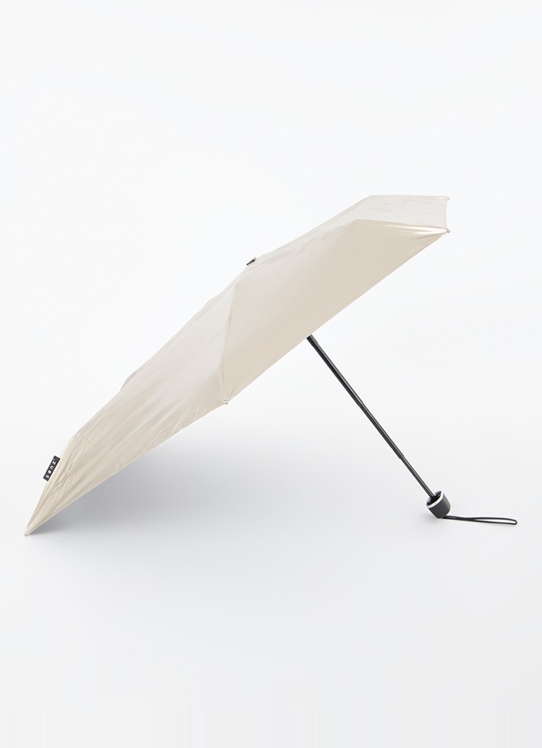 Senz - Micro aerodynamische opvouwbare stormparaplu met metallic finish - Goud