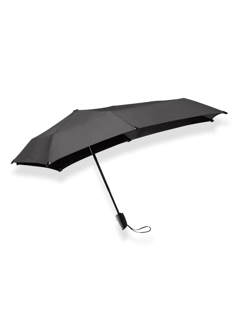 Senz - Mini Automatic aerodynamische opvouwbare stormparaplu 91 cm - Antraciet