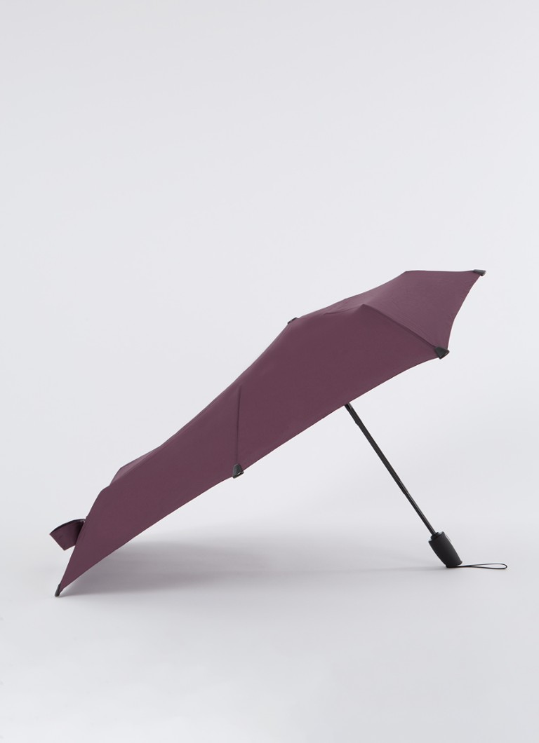 Senz - Mini Automatic aerodynamische opvouwbare stormparaplu - Aubergine