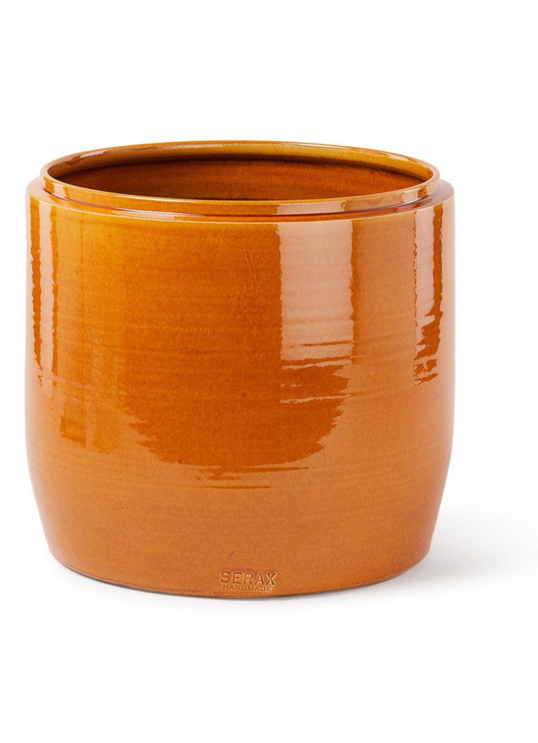 Serax - Costa sierpot van aardewerk voor binnen Ø28 cm  - Donkeroranje