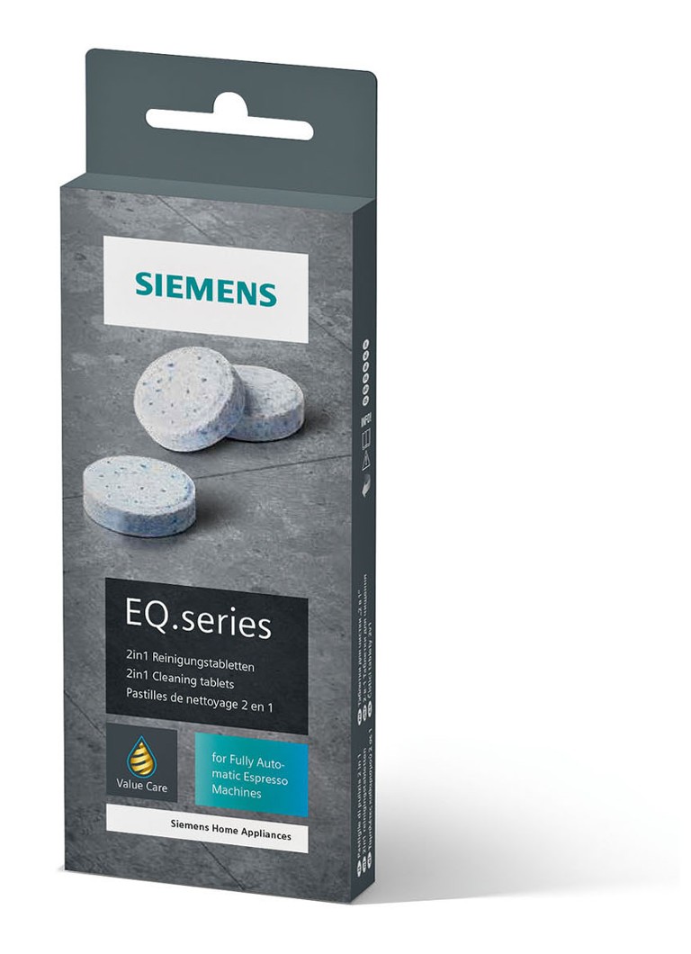 Siemens - 2in1 reinigingstabletten voor espressomachines 10 stuks - Wit