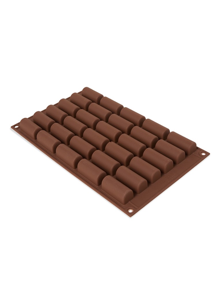 Silikomart - Mini Bûche vorm voor chocolade 44 x 18 cm  - null