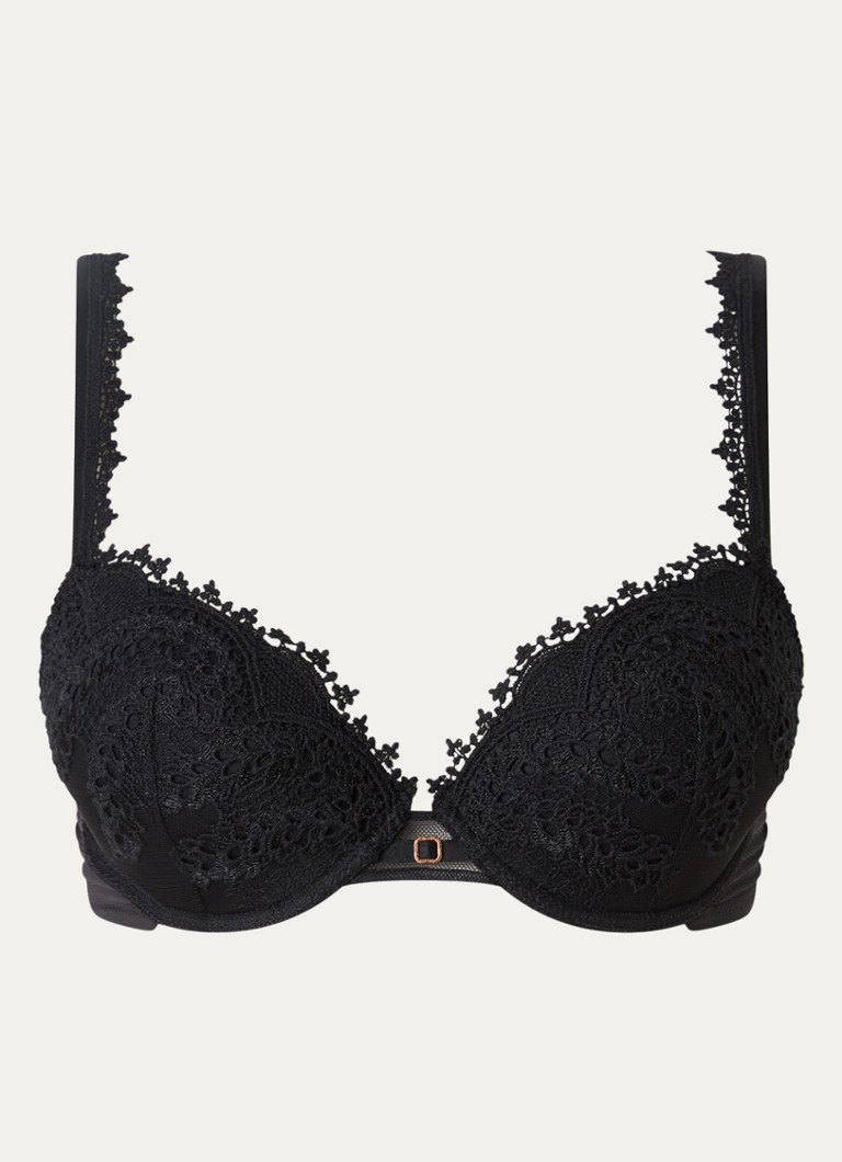 Victoria's Secret BH Goedkoop Online - Victorias Secret T Shirt Push Up Bra  Dames Zwart