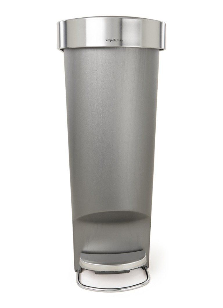 Simplehuman Slim pedaalemmer 40 liter • Grijs • de Bijenkorf