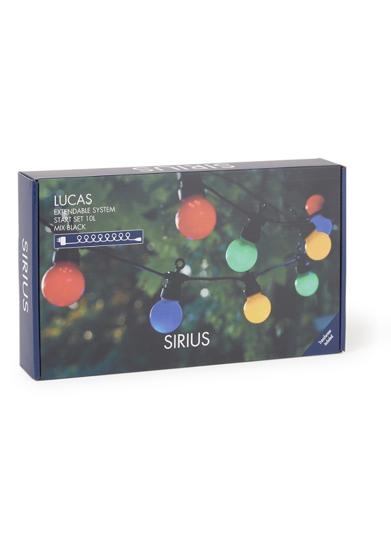 Sirius - Lucas Multi lichtsnoer startset 3 meter - Multicolor