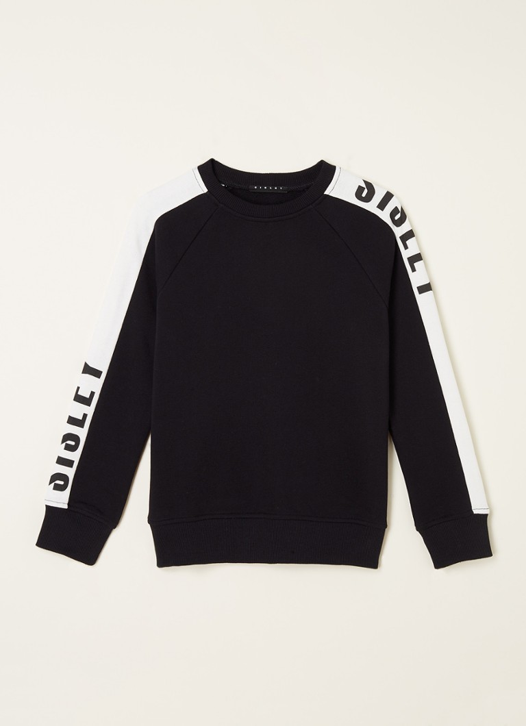 Sisley Young - Sweater met logoprint - Zwart