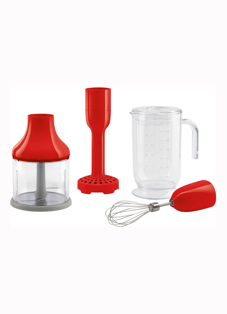 SMEG - 50's Style accessoireset voor de staafmixer HBF01RD - Rood