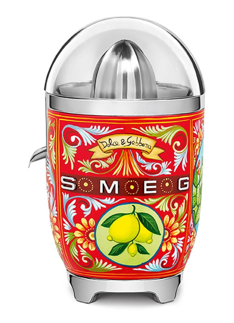Smeg - Dolce & Gabbana Sicily is my Love citruspers CJF01DGEU - Rood