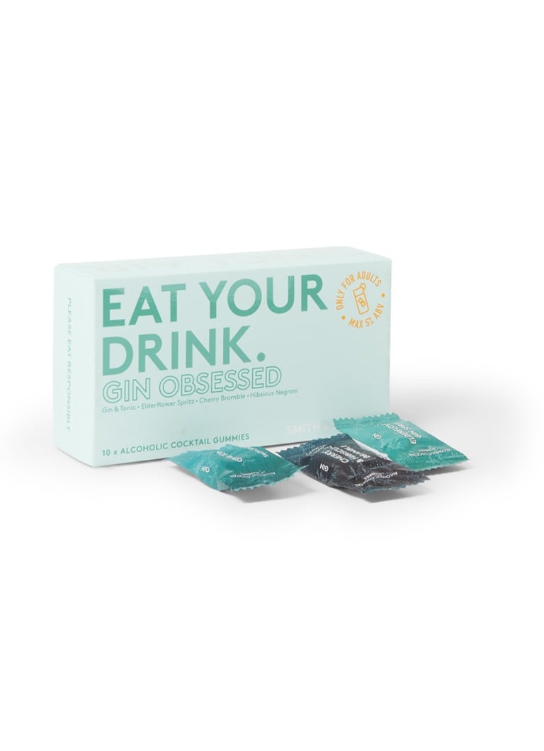 Smith & Sinclair - Eat Your Drink Gin Obsessed alcohol cockail gummies 140 gram - Mint