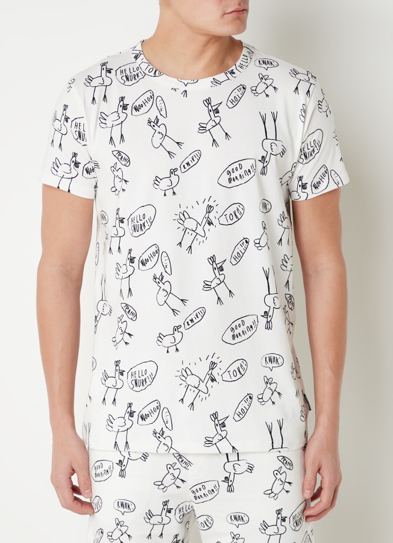 Bevoorrecht toewijzing een kopje Snurk Early Birds pyjamatop van biologisch katoen met print • Wit • de Bijenkorf Bevoorrecht toewijzing een kopje Snurk Early Birds pyjamatop van biologisch katoen met print • Wit • de Bijenkorf