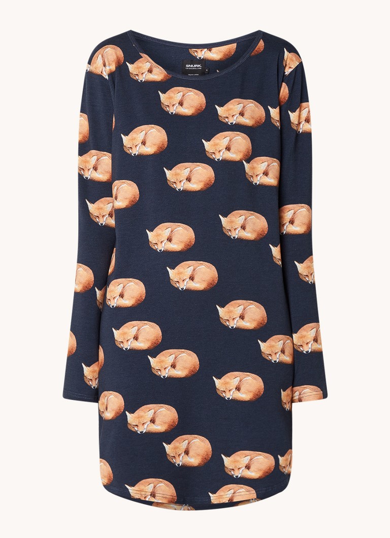 maandag Renaissance Collega Snurk Fox nachthemd van biologisch katoen met print • Donkerblauw • de Bijenkorf maandag Renaissance Collega Snurk Fox nachthemd van biologisch katoen met print • Donkerblauw • de Bijenkorf