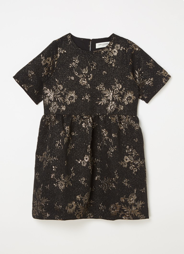 Name It NKFRUNICA - Cocktailklänning - Grape Juice/svart