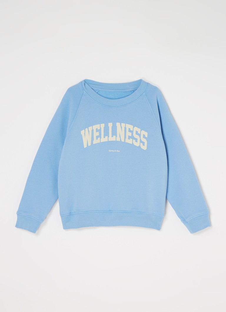 Sporty & Rich Sweater met frontprint • Lichtblauw • de Bijenkorf