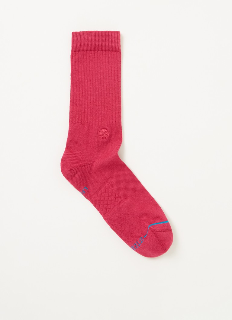 Stance - Icon sokken met logo - Donkerroze