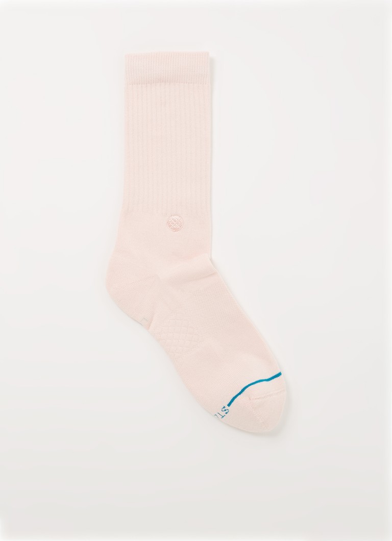 Stance - Icon sokken met logo - Lichtroze