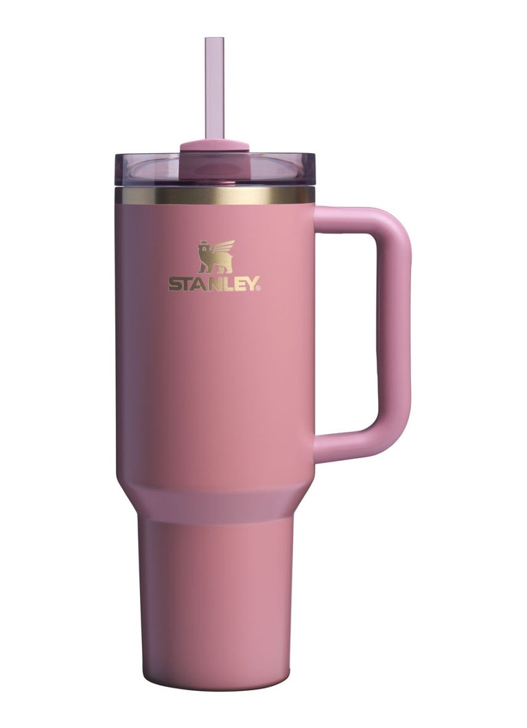 Stanley 1913 Quencher H2.0 Flowstate Tumbler 1.2L - 11 Uur Koud - 48 Uur Met Ijs - Drinkfles Met Rietje, Handvat En Deksel - Vaatwasmachinebestendig - Thermosbeker Voor Koude Dranken - Azure