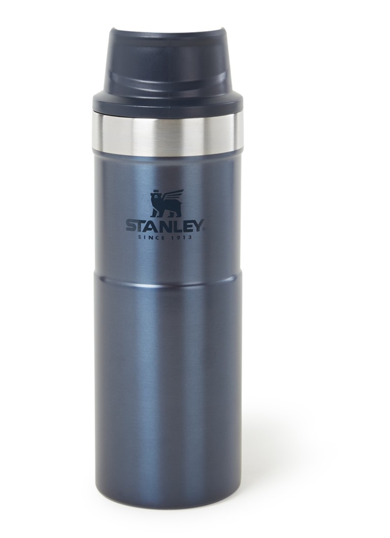 Stanley - The Trigger Action Travel thermosfles 470 ml - Donkerblauw