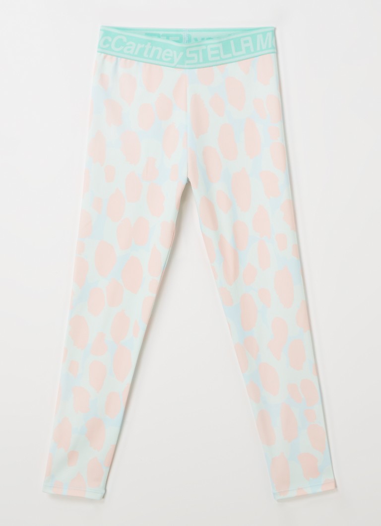 Stella McCartney - Legging met logoband - Mint
