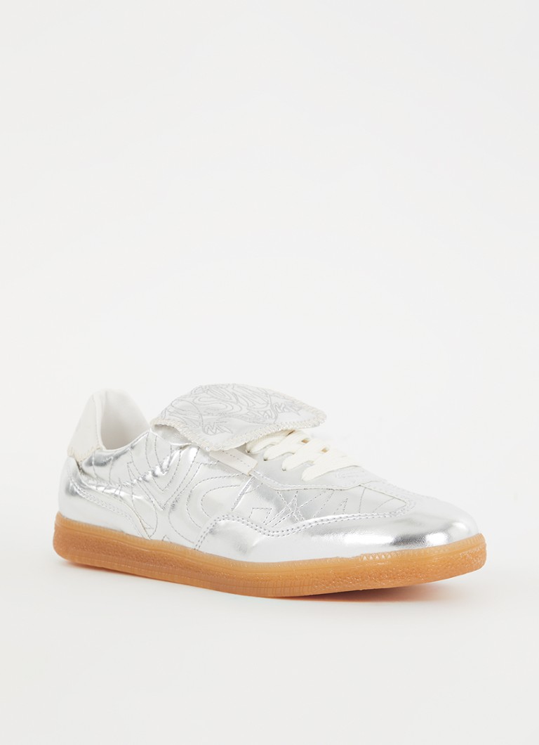Steve Madden - Euphoria sneaker met metallic finish - Zilver