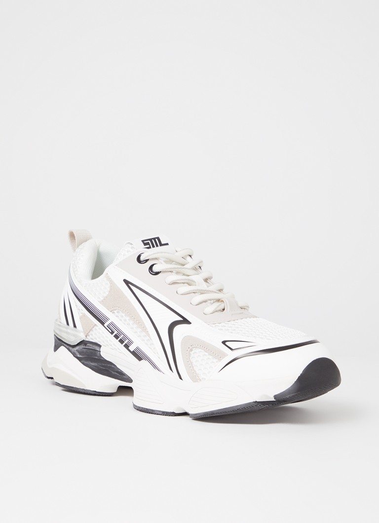 Steve Madden - Speedster-E sneaker met metallic details - Gebroken wit