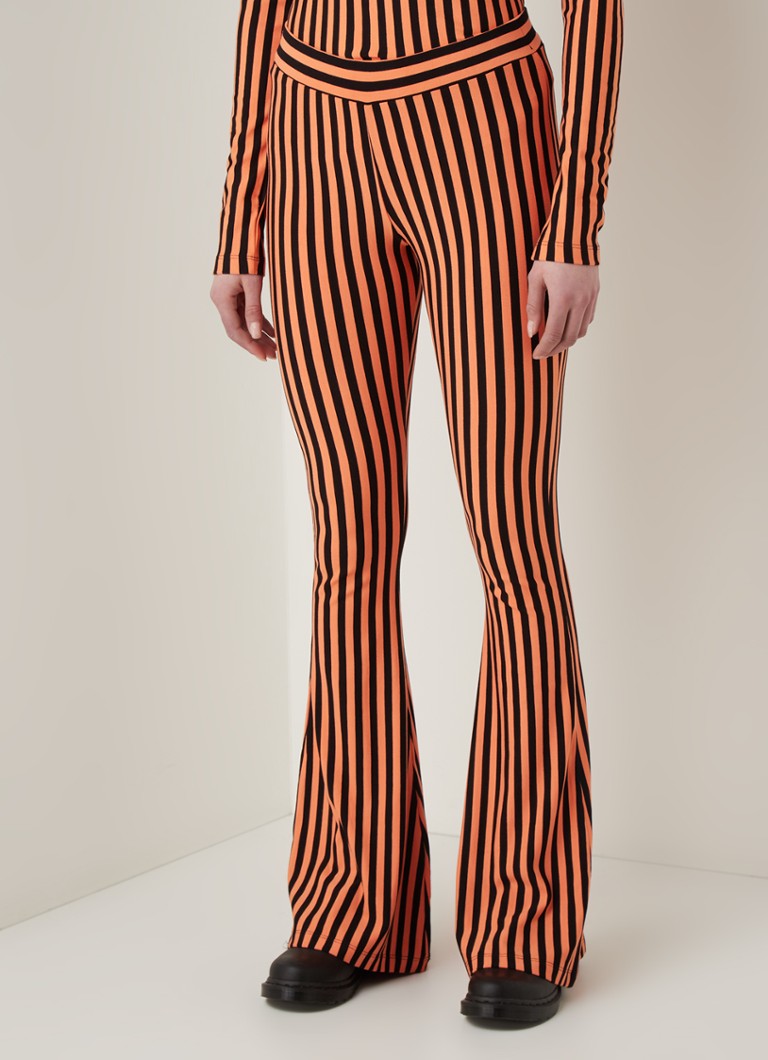 Stieglitz Raj high waist flared fit legging in viscoseblend • Oranje • de Bijenkorf