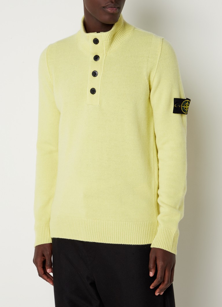 Fijngebreide pullover met logo De Bijenkorf Heren Kleding Truien & Vesten Truien Pullovers 