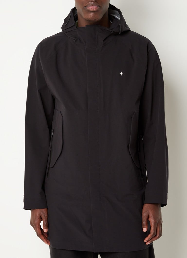 Stone Island 705G2 Stellina water en winddichte regenjas met klepzakken • Zwart • de Bijenkorf Stone Island 705G2 Stellina water en winddichte regenjas met klepzakken • Zwart • de Bijenkorf