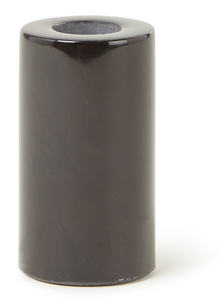 Stoned - Kandelaar 7 cm - Zwart