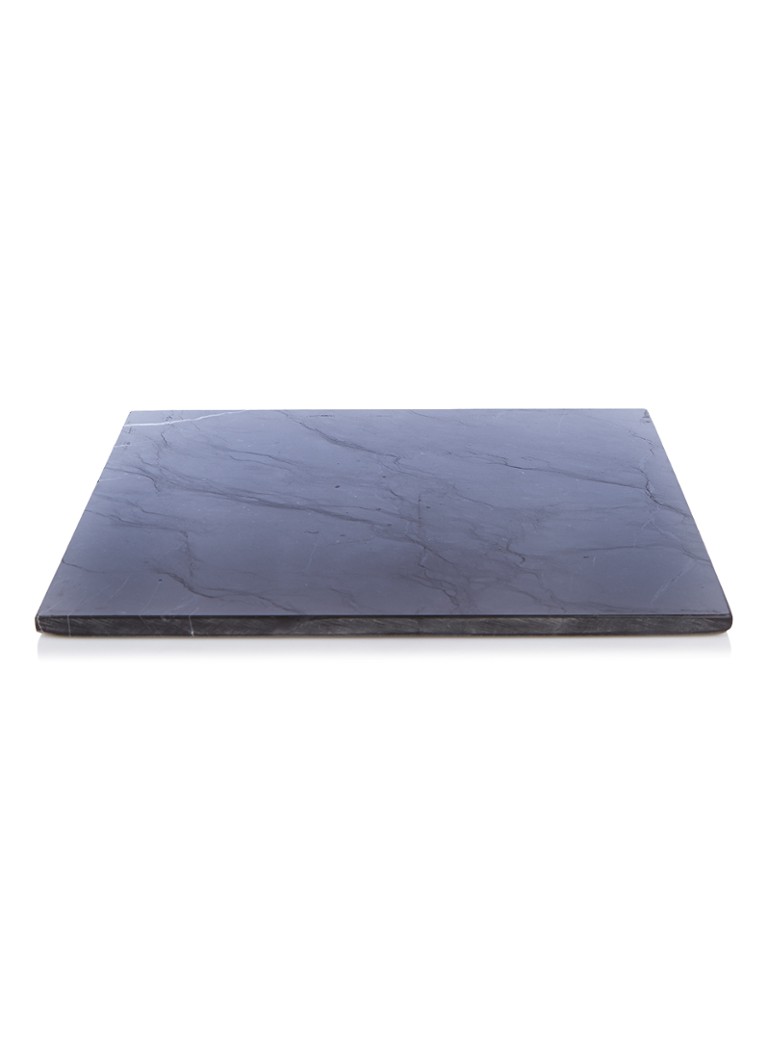 Stoned - Plank van marmer 30 x 30 cm - Zwart