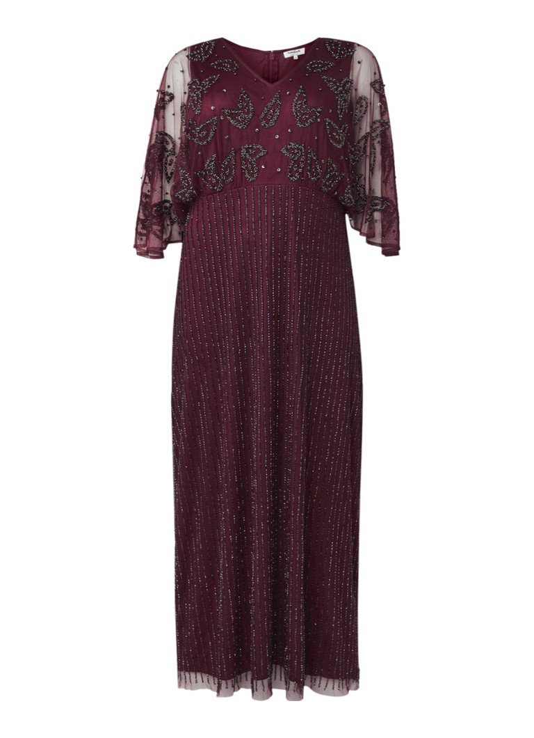 Studio 8 Selene Maxi Jurk Met Kralendecoratie En Vlindermouw