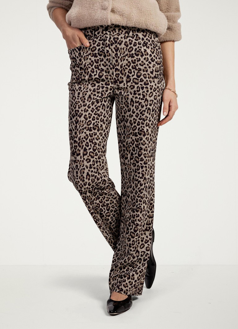 Anneloes Cuypers Studio Anneloes Korte Broek Flared Nep Leren