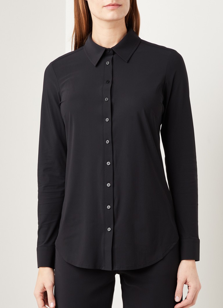 Studio Anneloes - Poppy blouse met stretch - Zwart