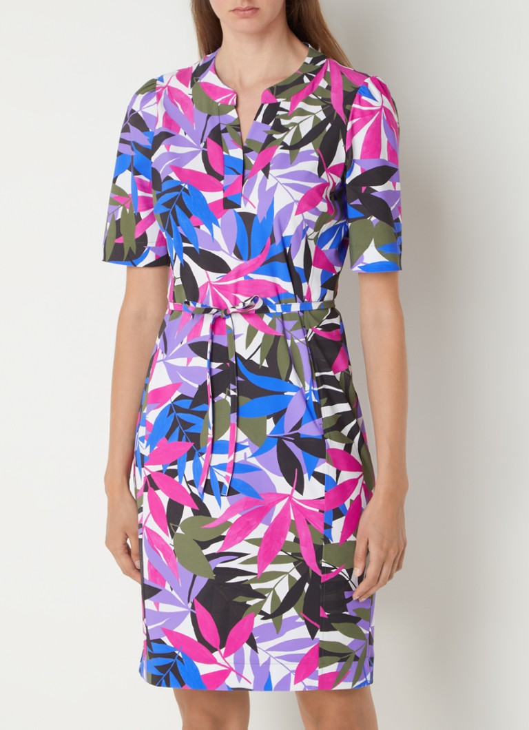 Tuniekjurk met volants voor dames in Blauw