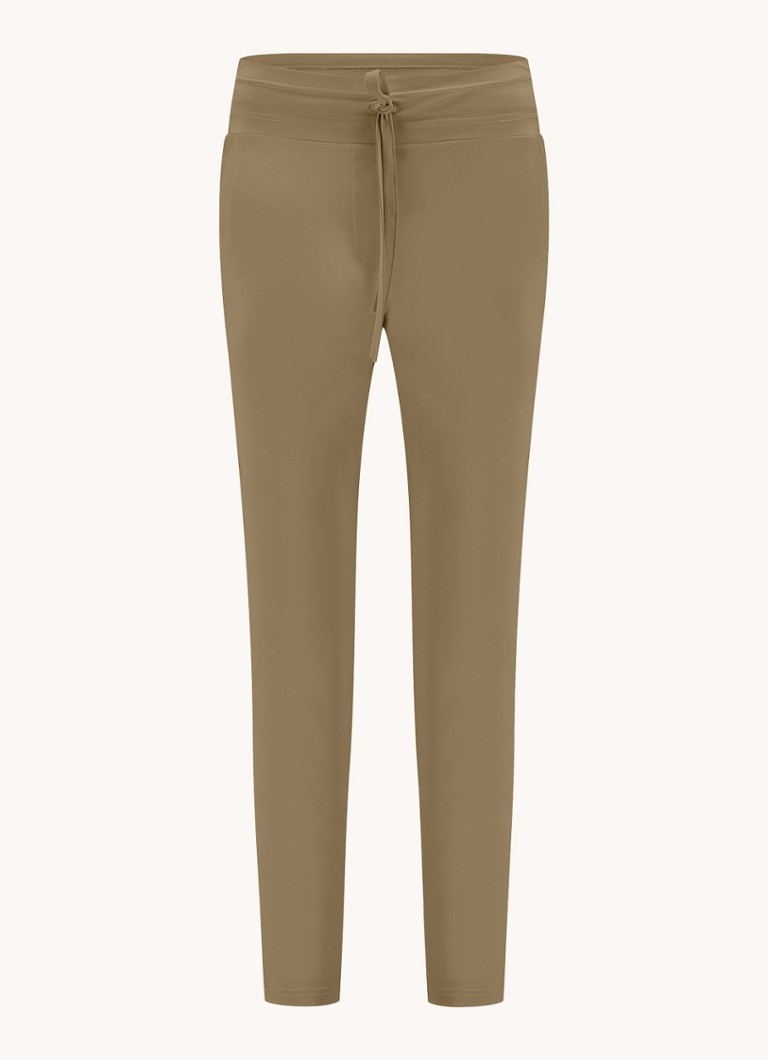high waist capri broek