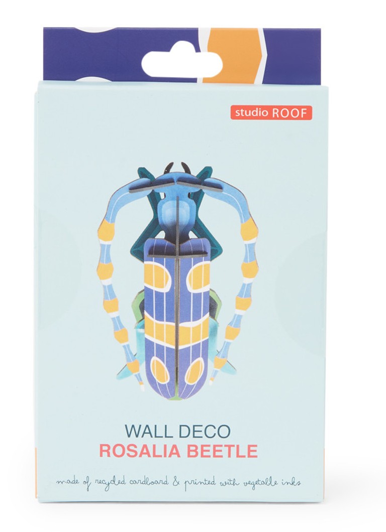 studio ROOF - Rosalia Beetle wanddecoratie - Okergeel