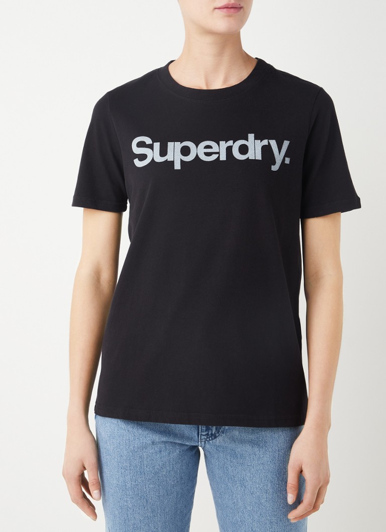 Goedaardig Overtreffen Crimineel Superdry CL T-shirt met logoprint • Zwart • de Bijenkorf