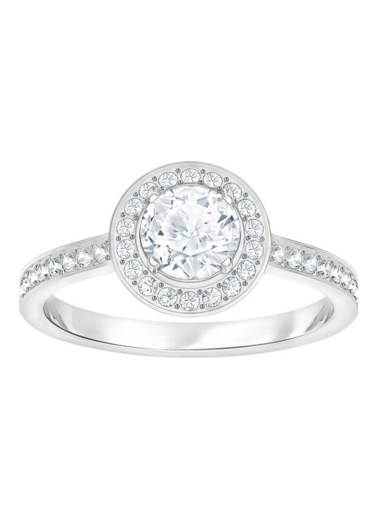 Swarovski Attract ring met kristal • Zilver • de Bijenkorf