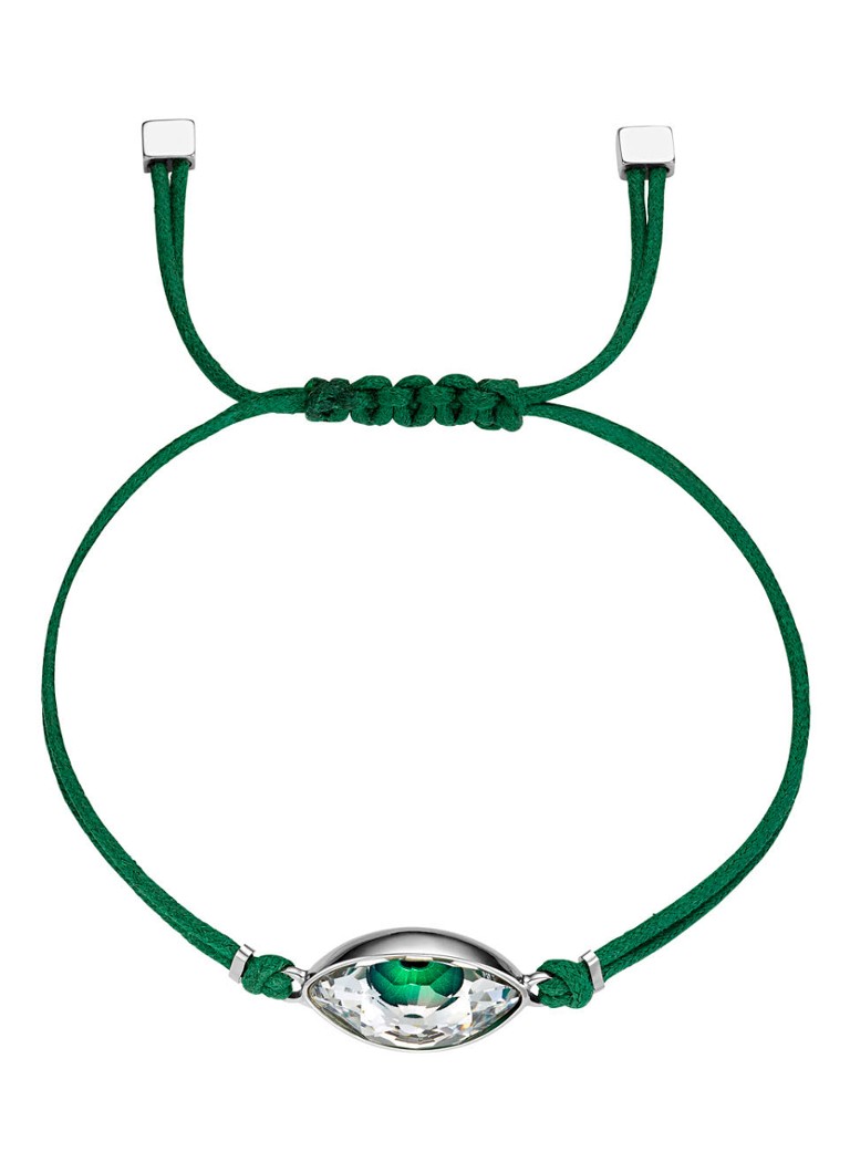 Swarovski Evil Eye armband met kristal • Groen • de Bijenkorf