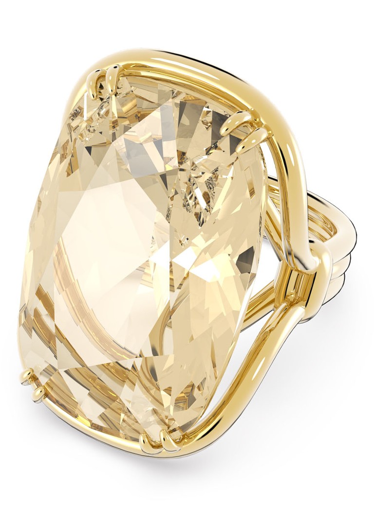 Swarovski - Harmonia ring met kristal - Goud