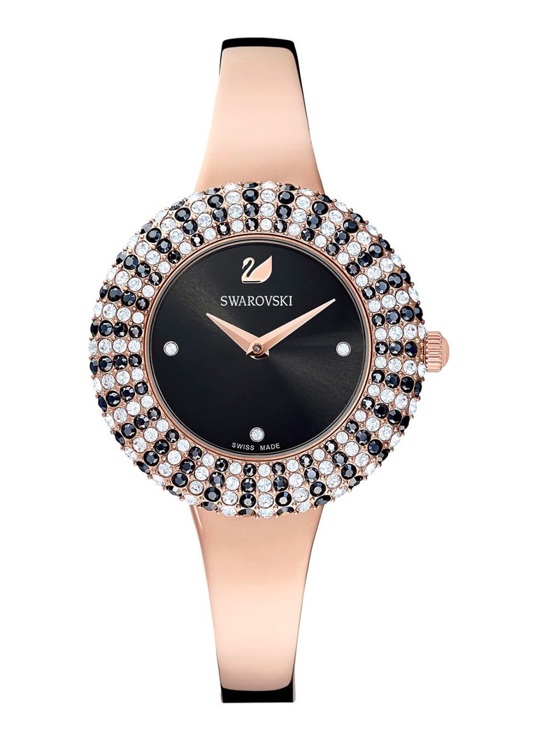 Swarovski Horloge met kristal 5484050 • Roségoud • de Bijenkorf