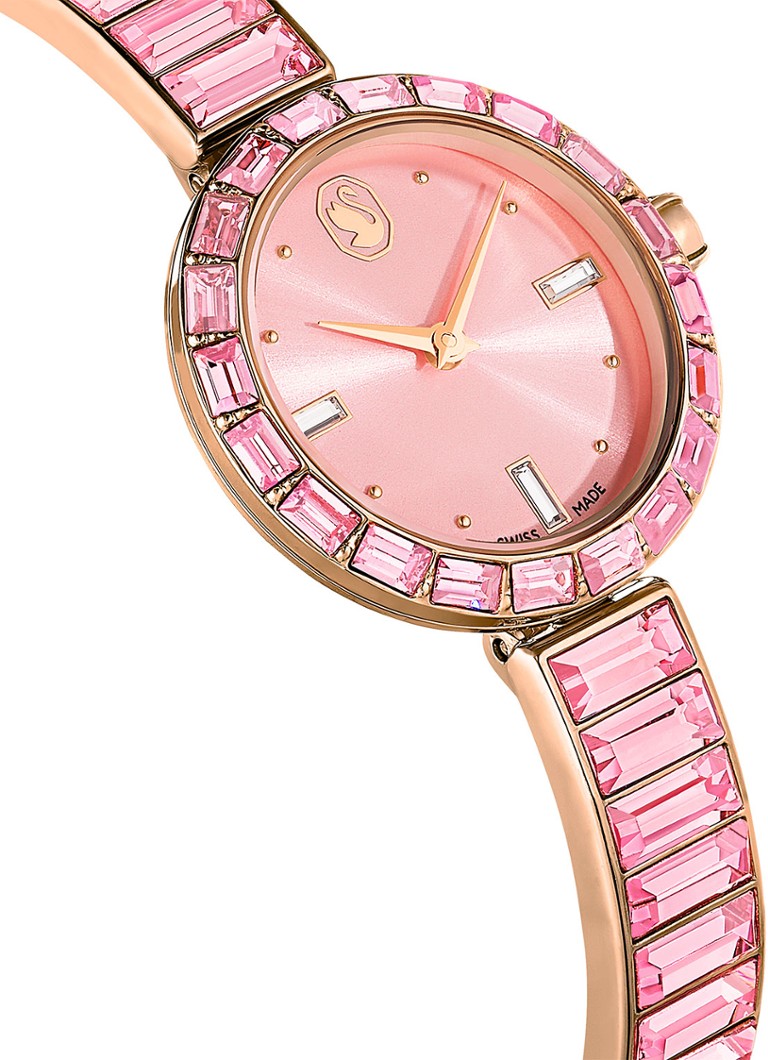 Rose Gold Swarovski Dames Horloges Swarovski Passage Dames Horloge