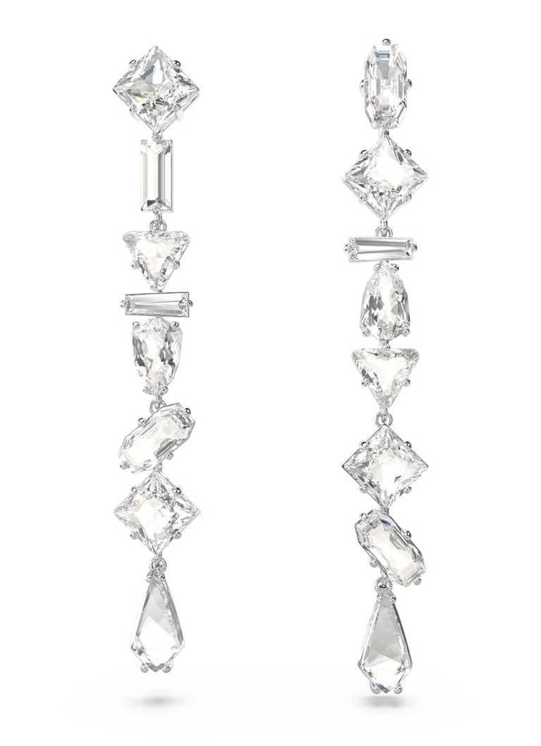 Swarovski Mesmera oorstekers met kristal • Zilver • de Bijenkorf