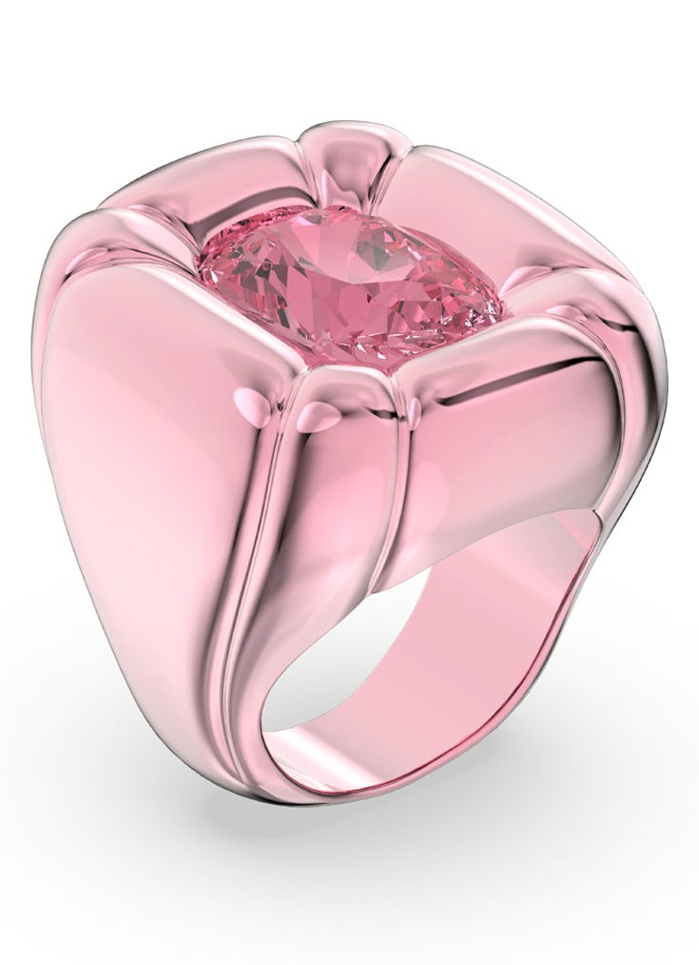 Swarovski - Ring met kristal - Roze
