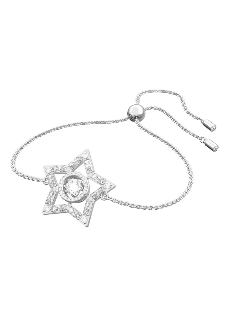 Swarovski - Stars armband met kristal - Zilver