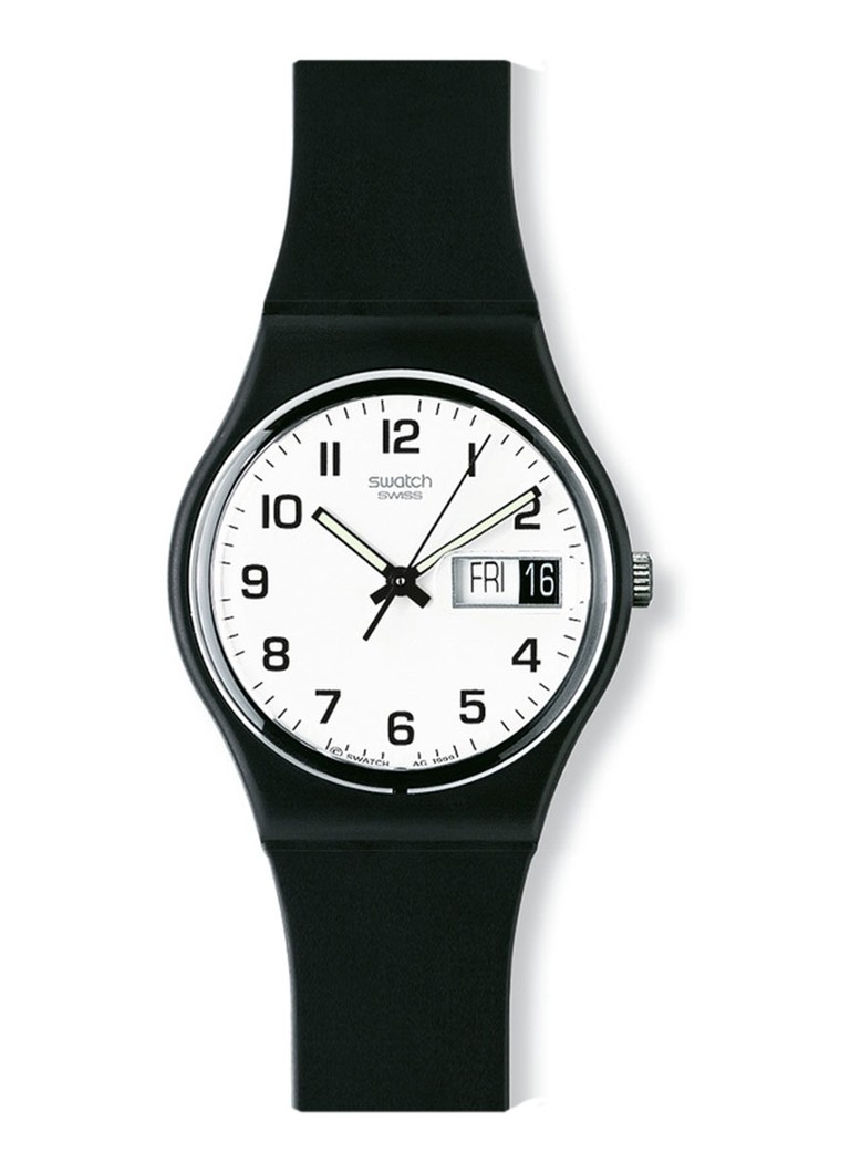 Swatch - Horloge Once Again GB743 - Zwart