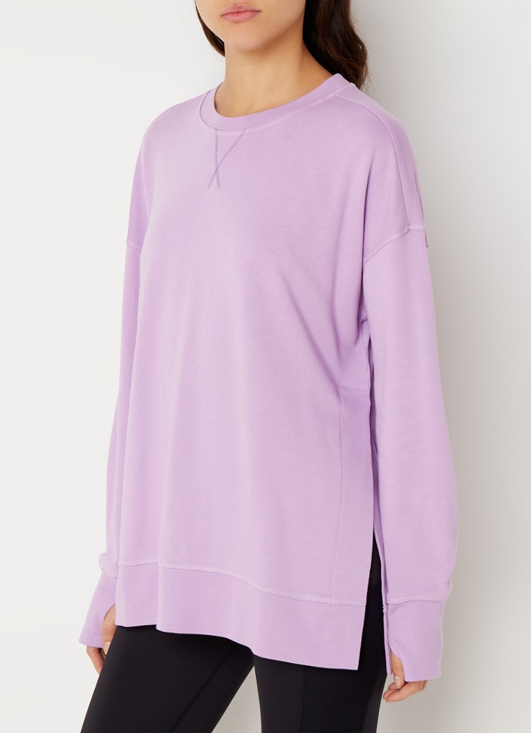Sweaty Betty - After Class sweater in biologisch katoenblend - Lila
