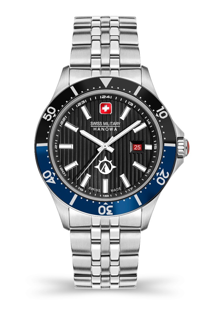 Swiss Military Hanowa - Flagship X horloge SMWGH2100603 - Zilver