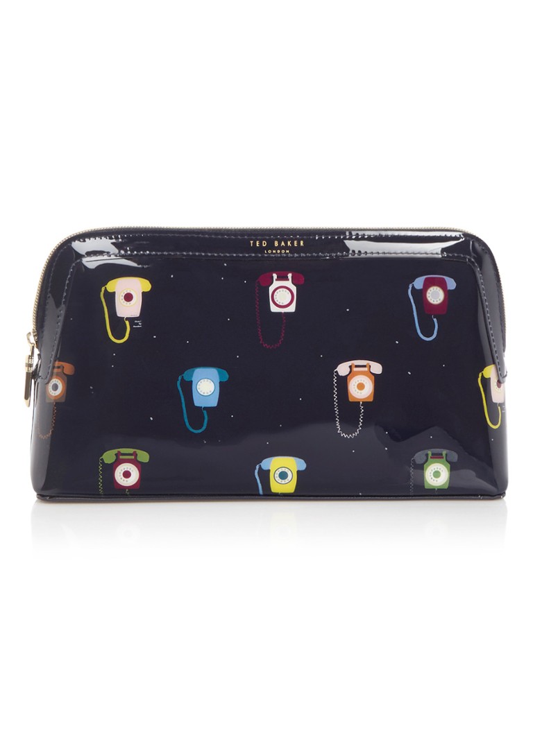ted baker toilettas ted baker alleen toilettas met telefoonprint de bijenkorf ted baker toilettas ted baker alleen toilettas met telefoonprint de bijenkorf